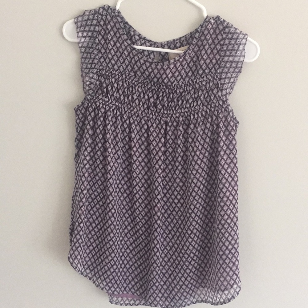 Cap sleeve blouse